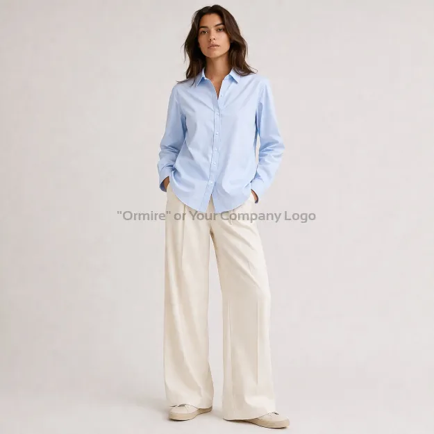 Ormire Styler Shirt - Chemise femme en popeline relaxed