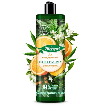 Gel de ducha energizante 400 ml | Frescura, suavidad y cuidado natural