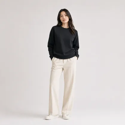ORMIRE Thinker - Sudadera mujer crewneck de algodón reciclado