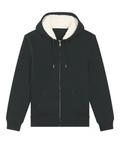 Ormire Hygger Sherpa - Rozpinana bluza z kapturem unisex z podszewką sherpa