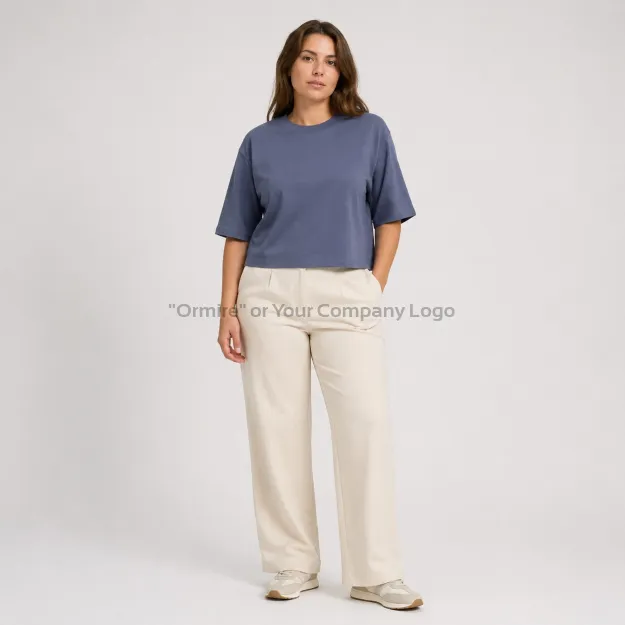 Ormire Raya Damen T-Shirt kurz aus recycelter Baumwolle