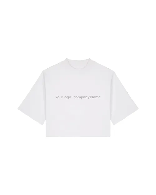 Ormire Raya T-shirt damski krótki z bawełny z recyklingu