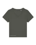 V-neck women’s t-shirt made from organic cotton - 13