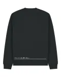 Unisex raglan sweatshirt with V-insert made from organic cotton - 2