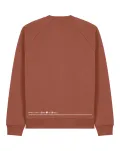 Unisex raglan sweatshirt with V-insert made from organic cotton - 10
