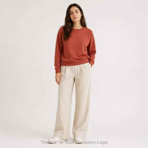 Ormire Knoxer - Unisex Crewneck Relaxed Sweatshirt with Raglan Sleeves