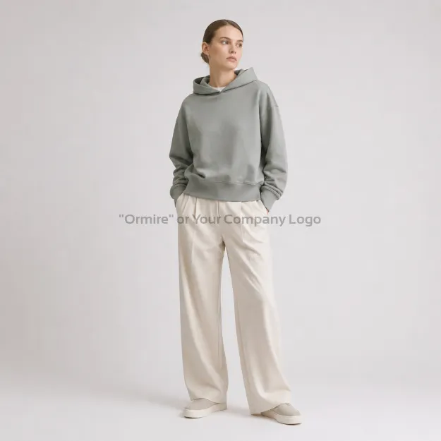 Ormire Voicer - Felpa unisex boxy in cotone riciclato