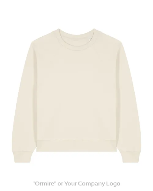 ORMIRE CLARA – Women's sweatshirt with a round neckline and raglan sleeves