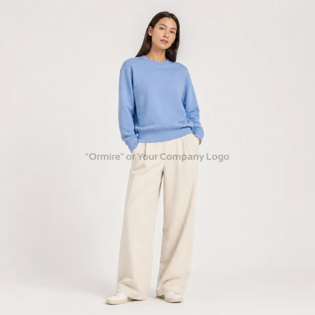 Ormire Matcher Vintage - Unisex crewneck bluza garment-dyed z French Terry